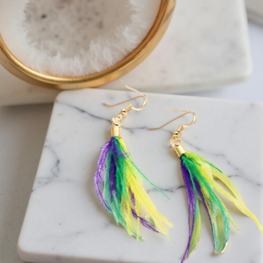 Feather Carnival Earrings